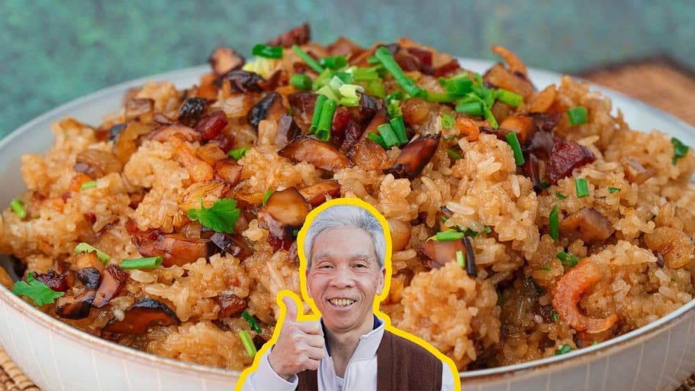 Cantonese Sticky Rice (Lo Mai Fan) (臘味糯米飯) — Daddy Lau