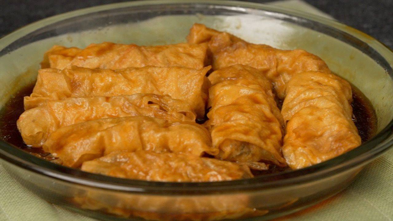 Mastery Recipe - Vegetarian Beancurd Roll
